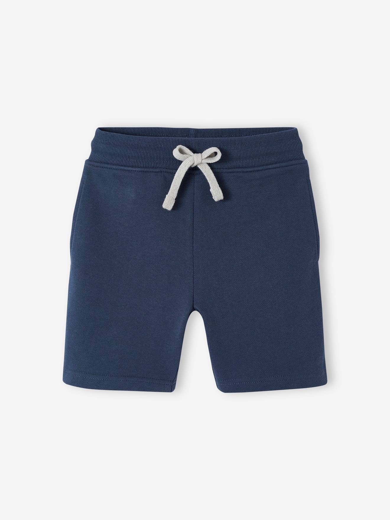 Vertbaudet Jungen Sport-Set: Sweatjacke, T-Shirt & Shorts - marine