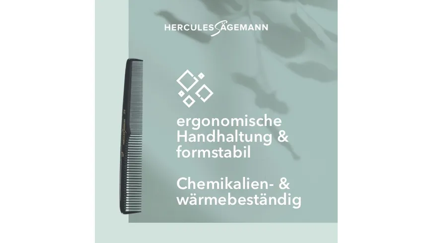 HERCULES Sägemann Haarschneidekamm Naturkautschuk