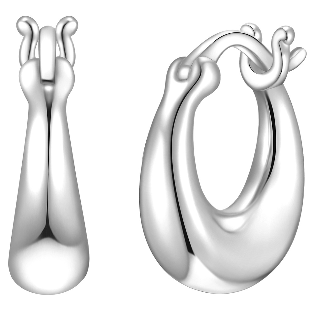 Glanzstücke München Créoles en argent Argent sterling en Argent Boucles d'oreilles