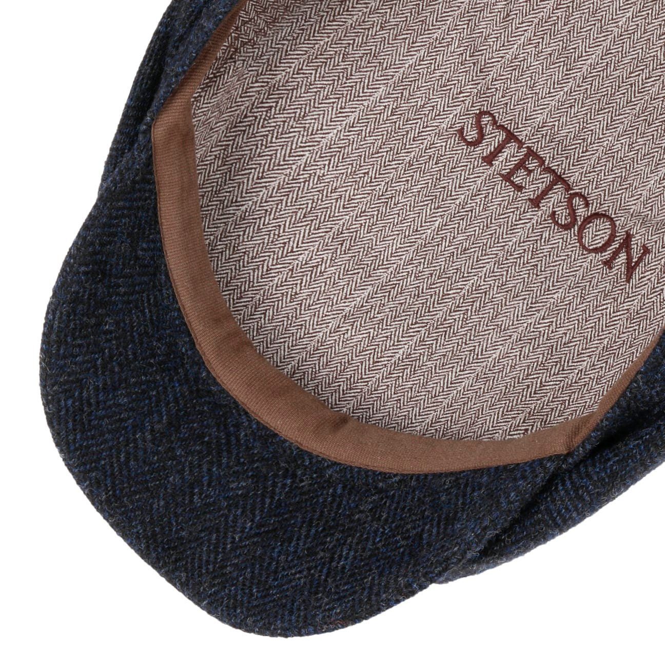 Stetson Flat Cap (1-St) Flatcap mit Schirm, Made in the EU