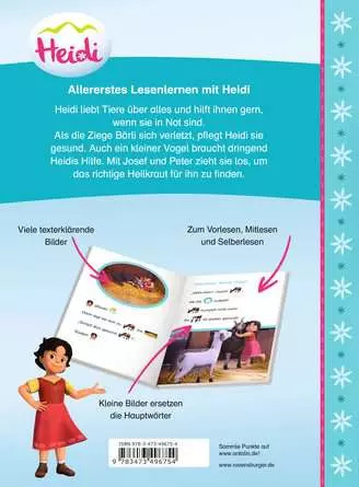 Heidi hilft den Tieren - zum Lesenlernen