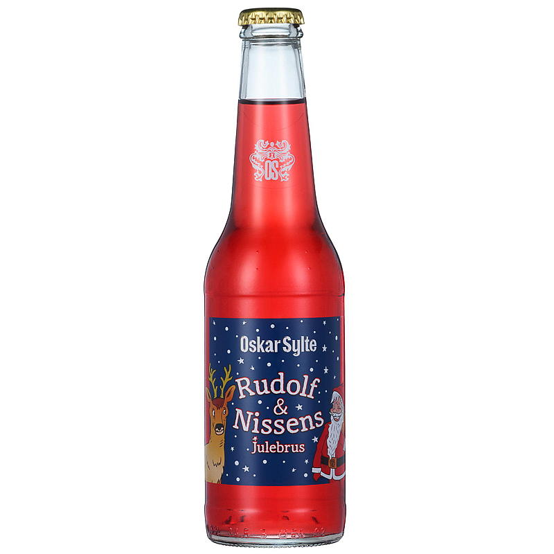Oscar Sylte Rudolf og nissen brus 0,33 liter