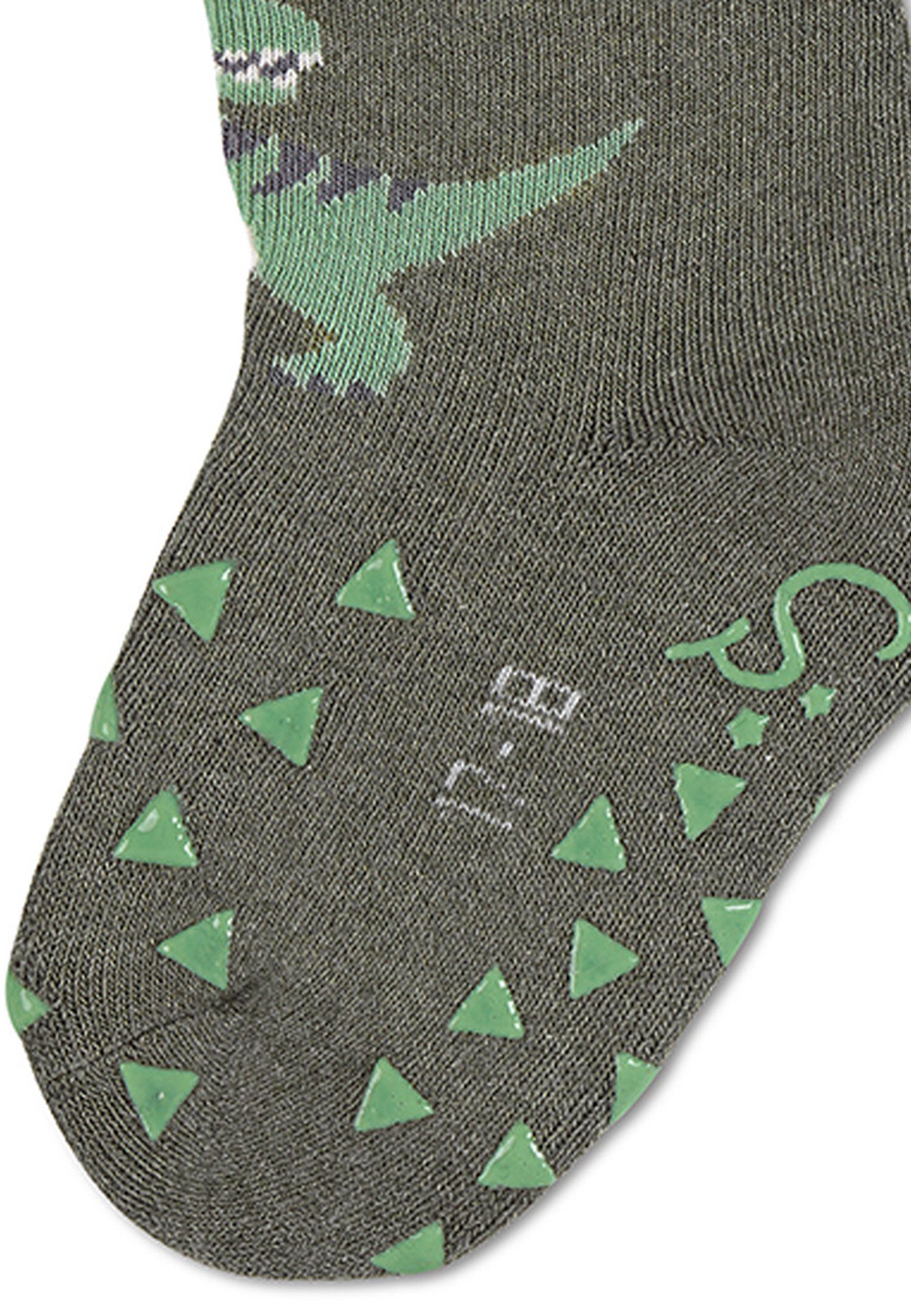 Sterntaler® Basicsocken ABS-Krabbelsöckchen Dino, 2er-Pack