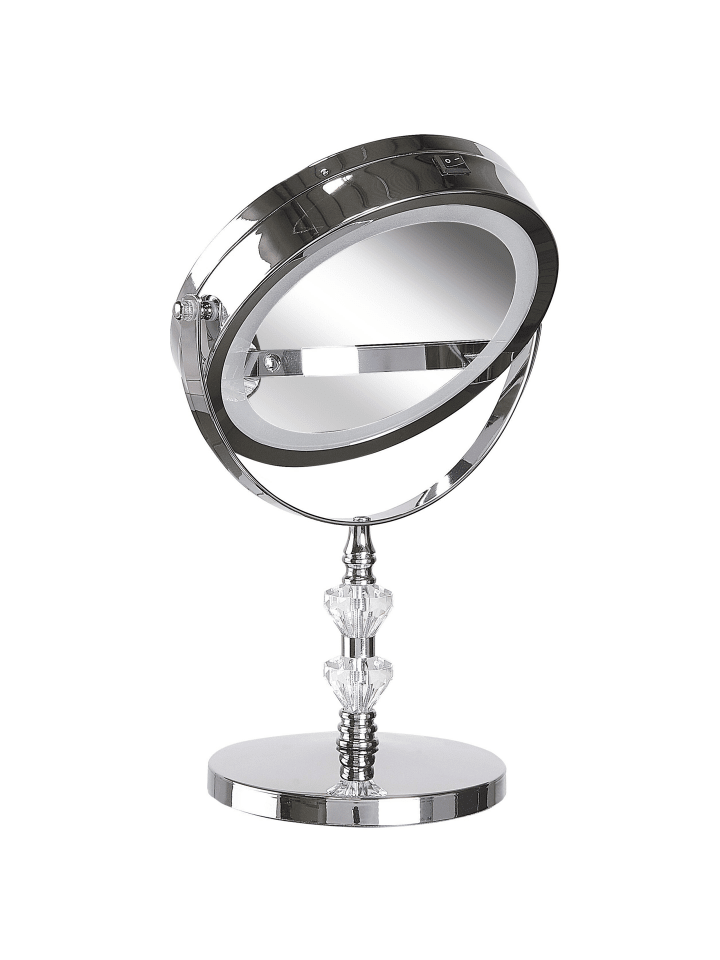 Beliani Kosmetikspiegel LAON in Silber - (W) 20 x (H) 31 x (L) 14 cm günstig kaufen onesize