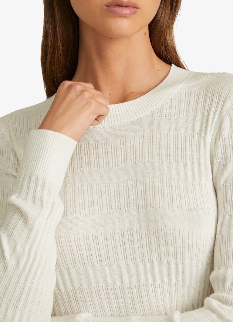 Pulover Reiss Lily dintr-un tricot fin cu amestec de lână