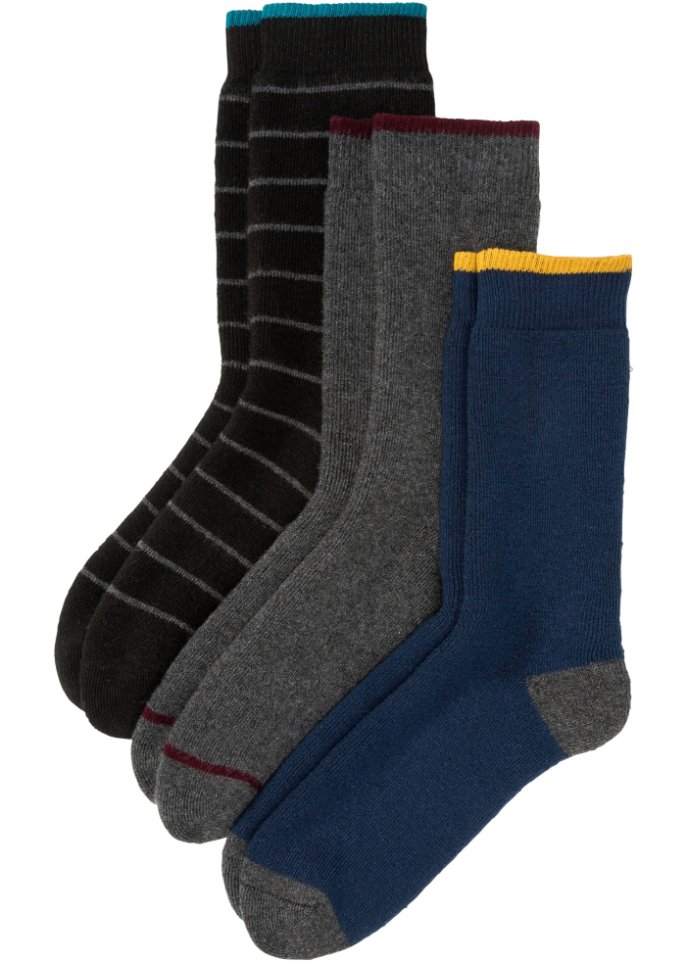 Thermo Socken (3er Pack) mit recyceltem Polyester