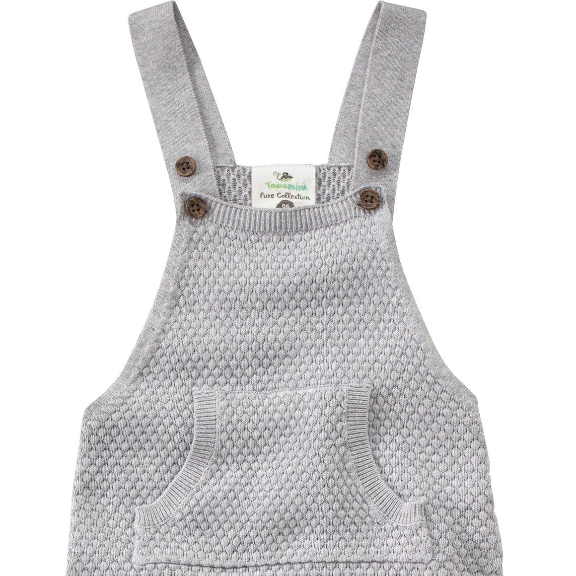 Baby Stricklatzhose mit Kängurutasche