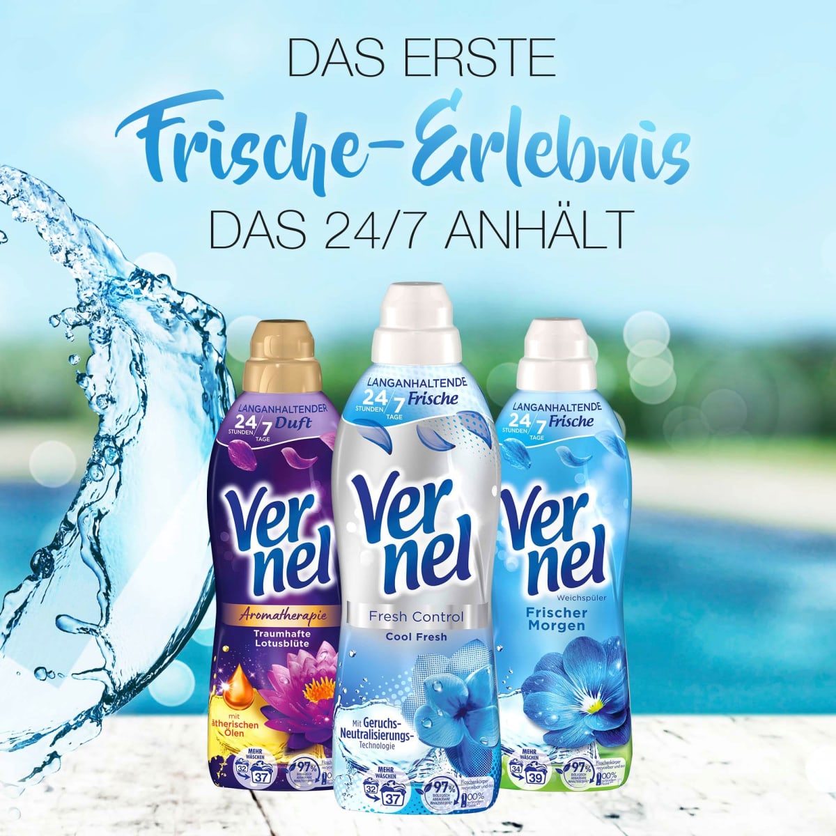 Weichspüler Fresh Control Cool Fresh 37 WL, 0,814 l