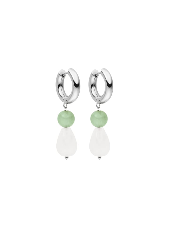 PURELEI 100% Edelstahl Clear Quartz Drop in Silber günstig kaufen onesize