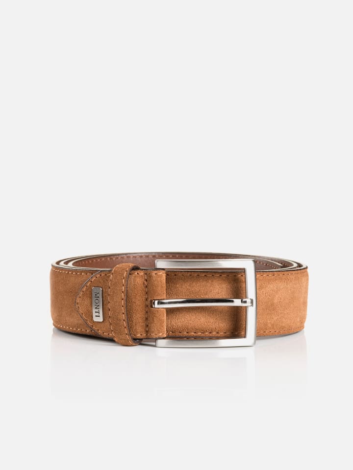Monti Ledergürtel MONTREAL in cognac uni günstig kaufen