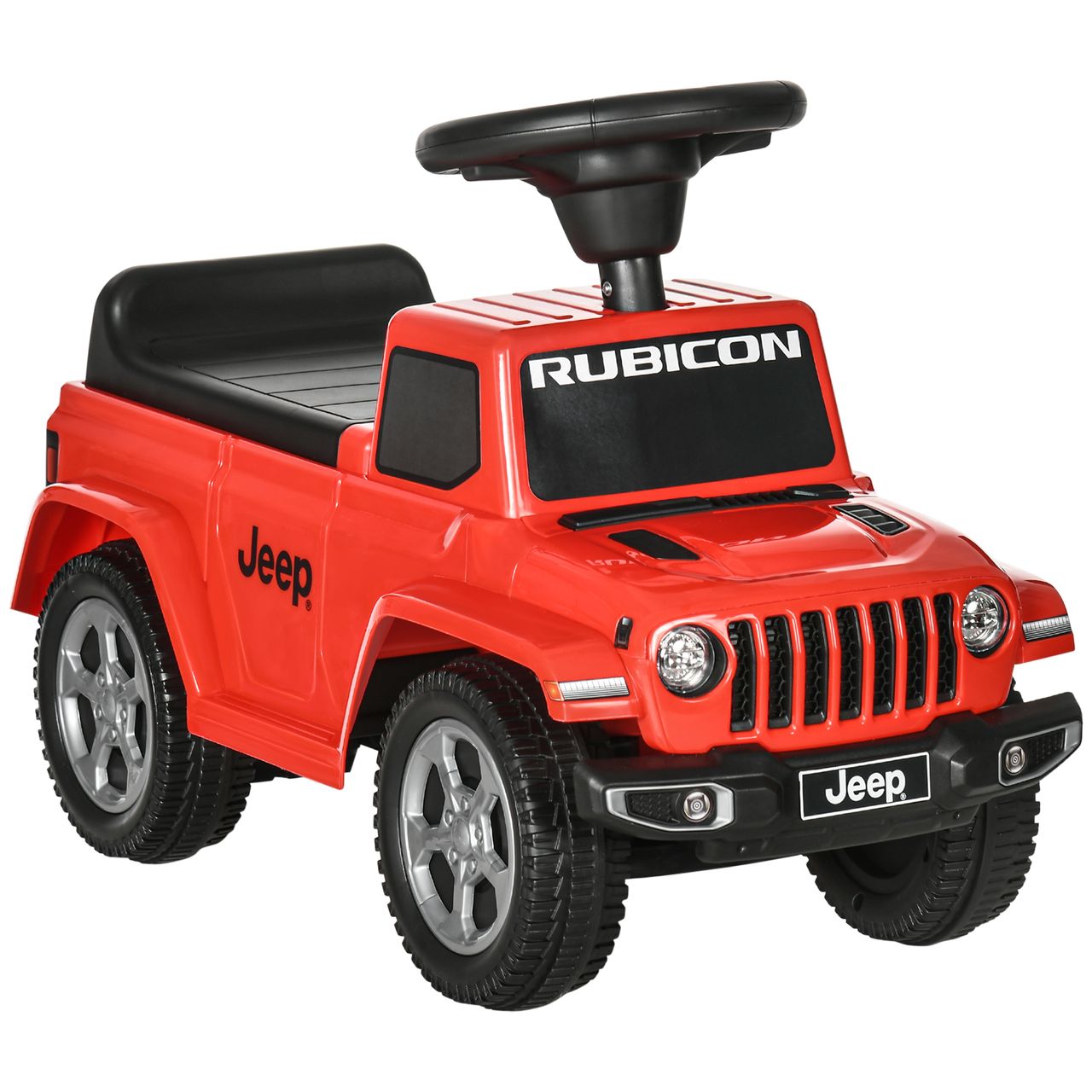 AIYAPLAY Rutschauto, Rutscherfahrzeug, Kinderauto mit Hupe, Kinderfahrzeug, Rot