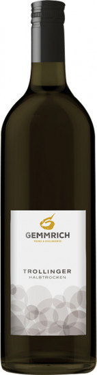 2019 Trollinger halbtrocken 1,0 L - Weingut Gemmrich