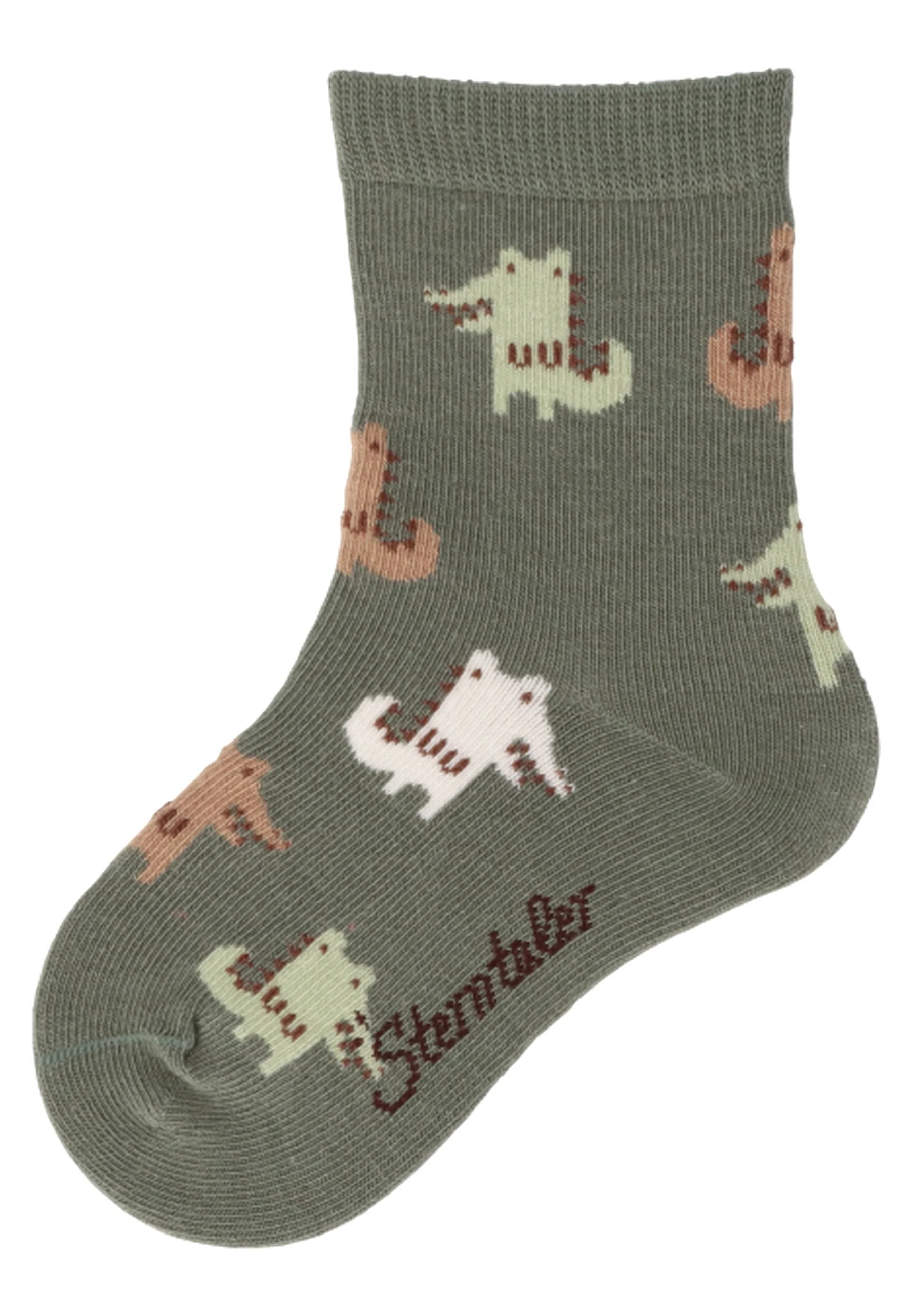 Socken im 3er Pack mit Motiv Wildtiere in versch. Farben