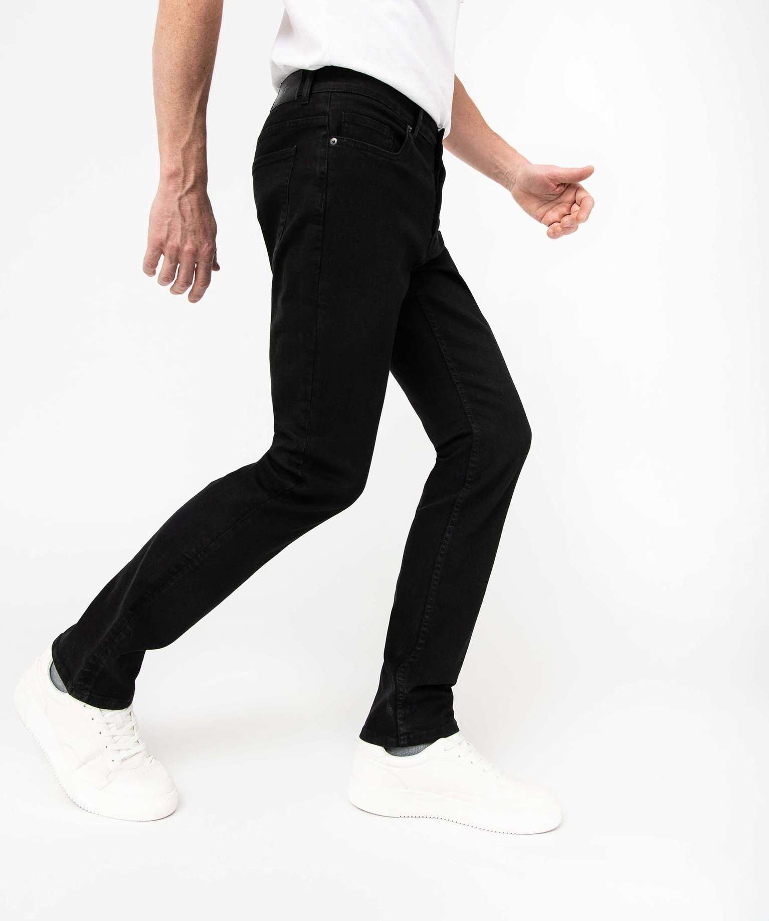 Jean homme straight en coton stretch brut | GEMO
