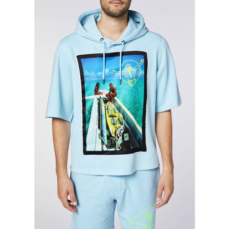 Chiemsee Kurzarm-Hoodie Sweatshirt Herren