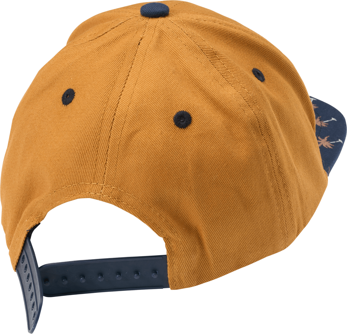 Basecap mit Palmen-Muster, orange & blau, Gr. 52/53, 1 St