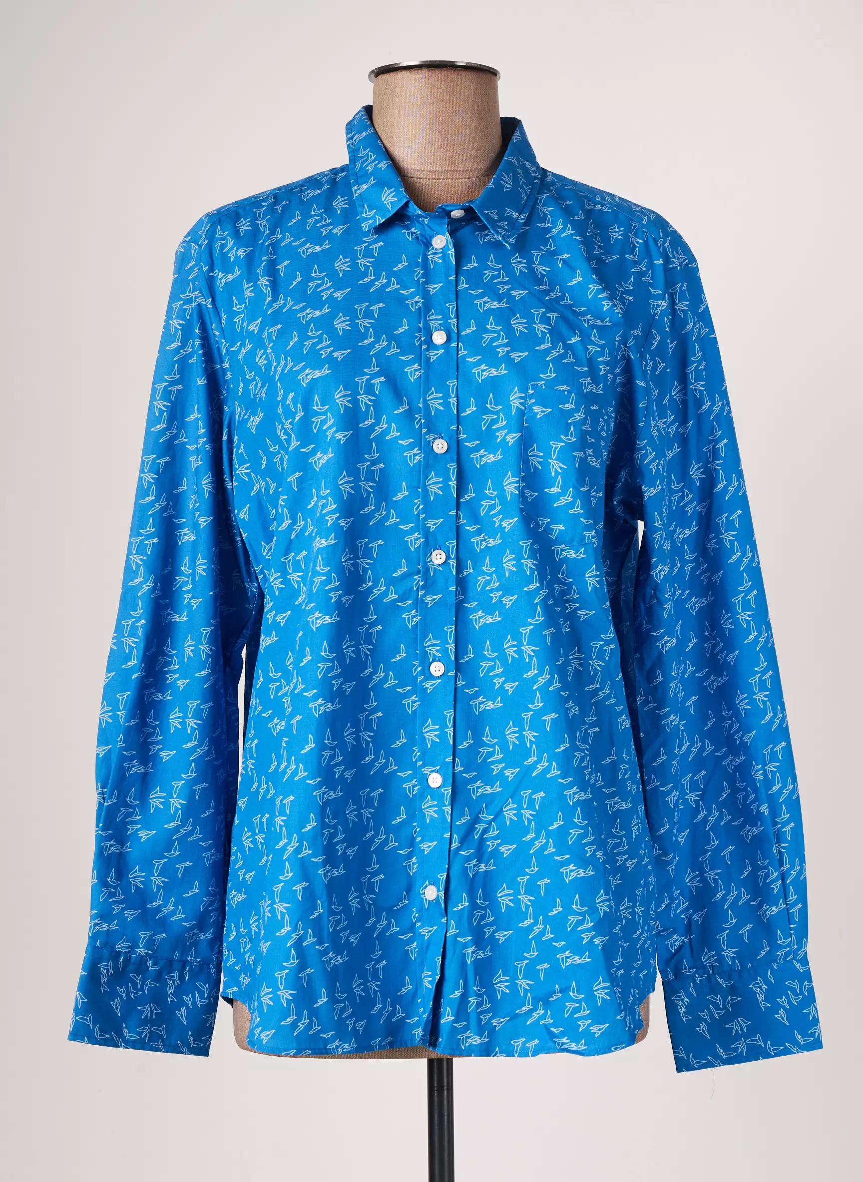 Ox Ville Chemisiers Femme couleur bleu