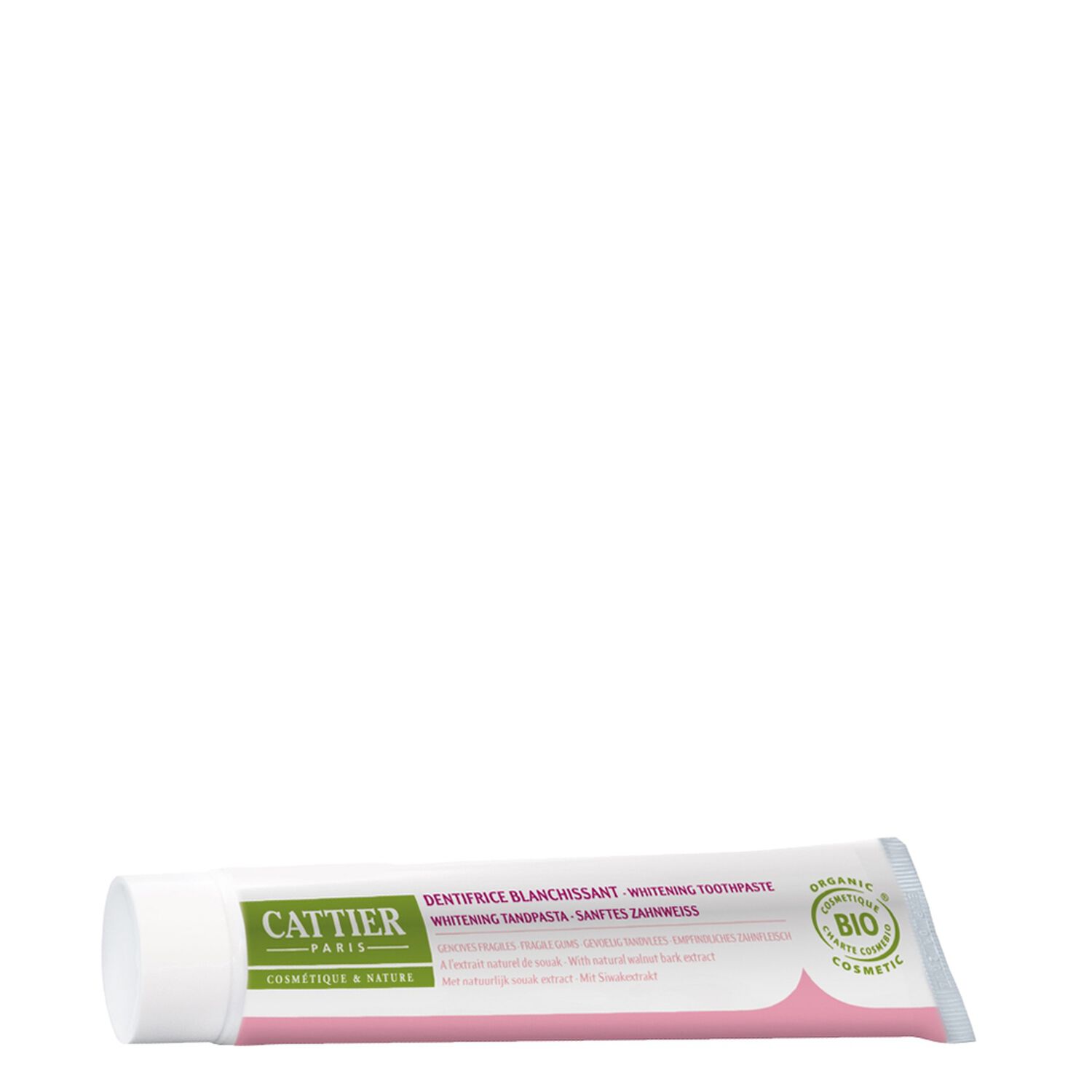 Cattier Eridène Dentifrice Blanchissant Gencives Fragiles 75 ml