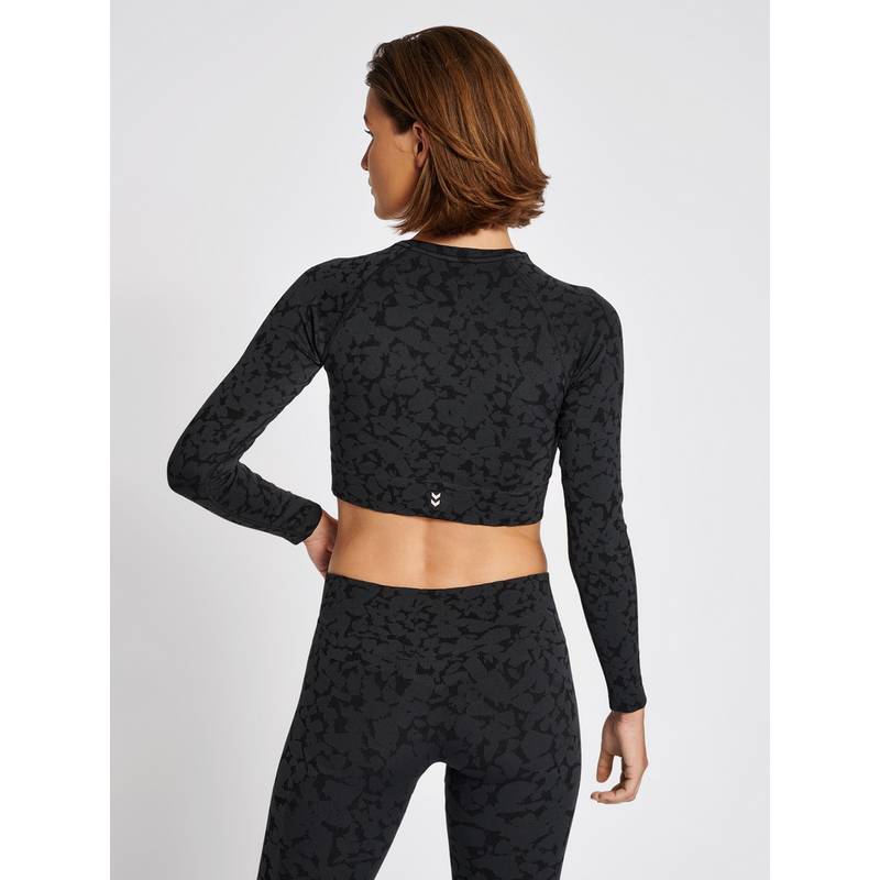 hummel hmlMT PI SEAMLESS CROP T-SHIRT L/S T-Shirt Damen