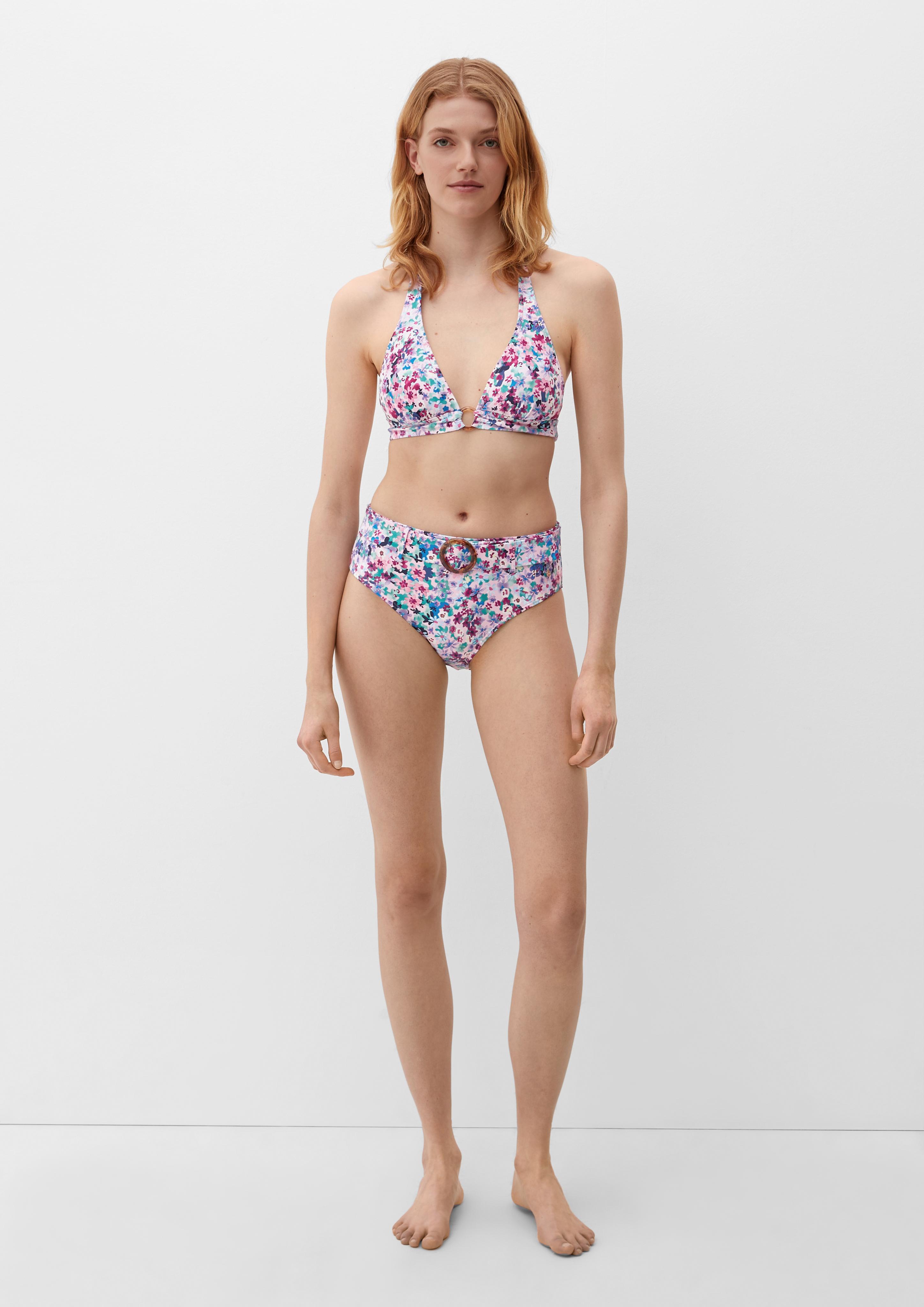 High Rise-Badehose mit Gürtel  6008412-46A1