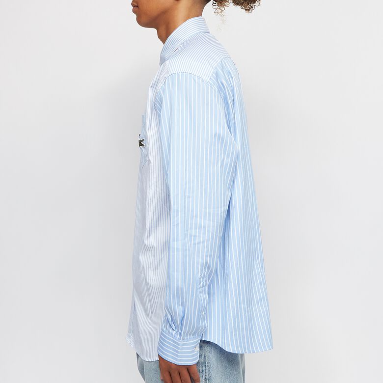 Lacoste Bic Croc Stripe Shirt light blue