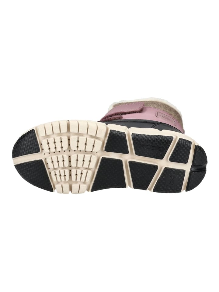 Geox Stiefelette in Schwarz/Rosa günstig kaufen