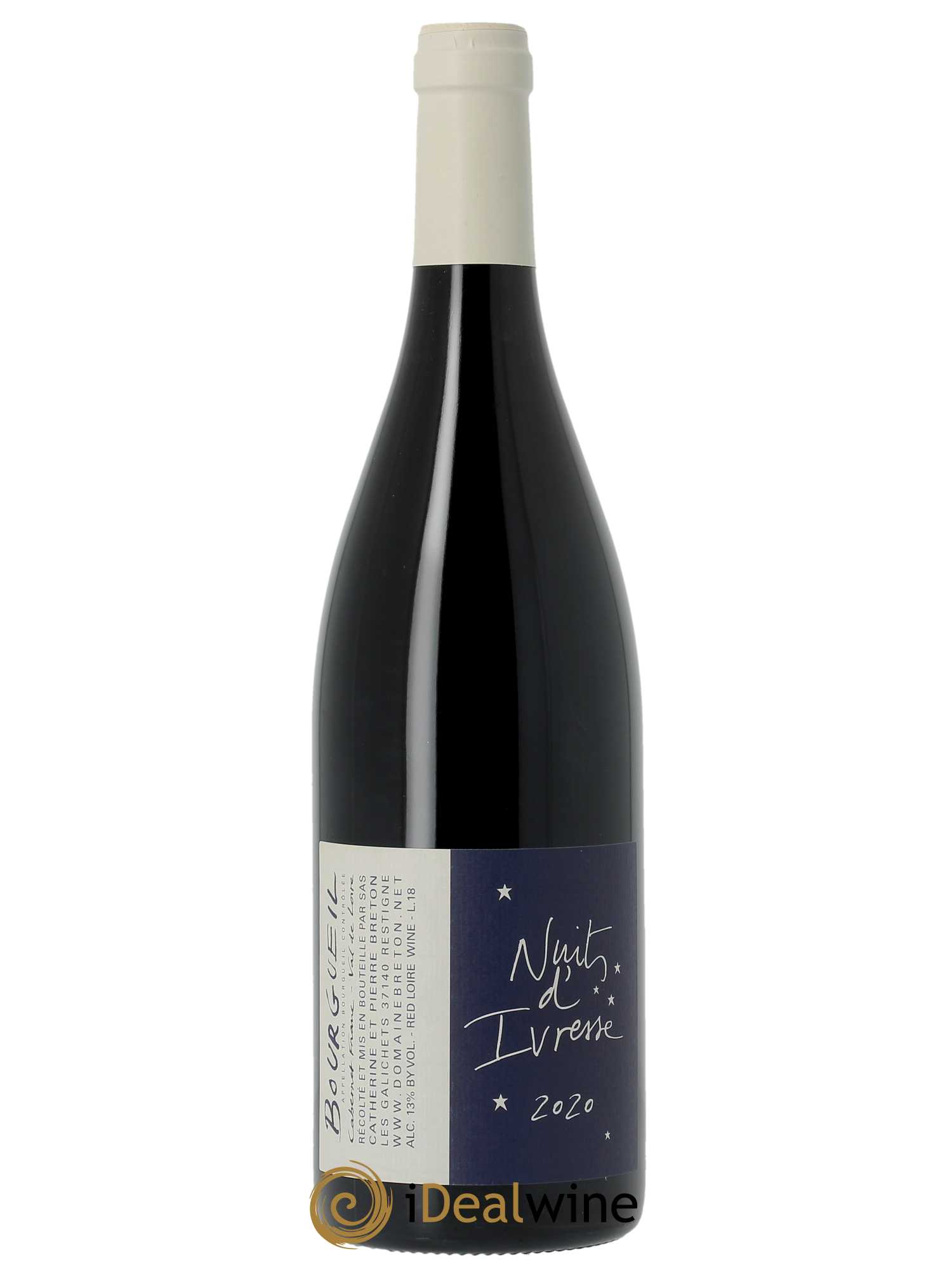 Bourgueil Nuits d'ivresse Catherine et Pierre Breton  2020 - Lot de 1 Bouteille