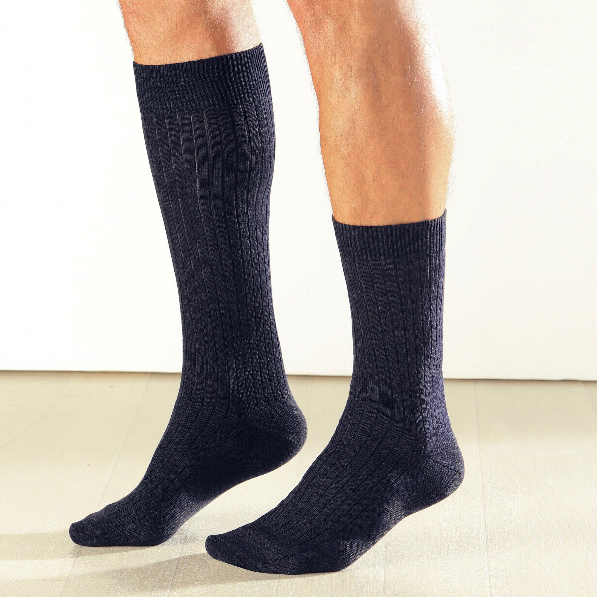 Mi-chaussettes Thermoperle 90% laine