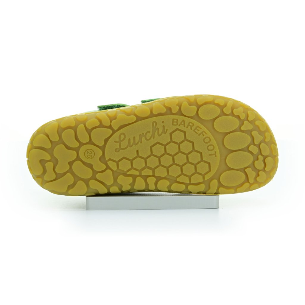 Lurchi Noah Nappa grün Barfußschuhe