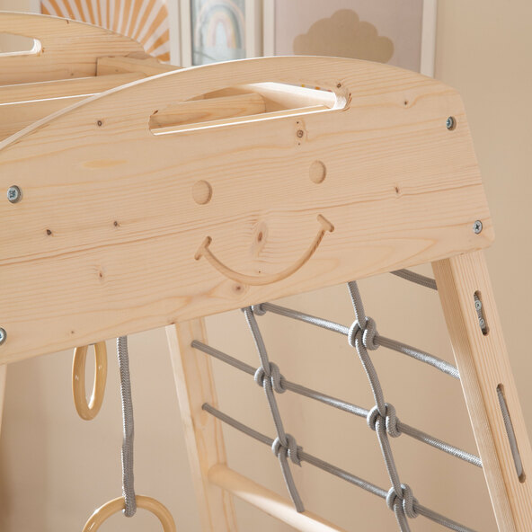 Indoor Klettergerüst, Holz