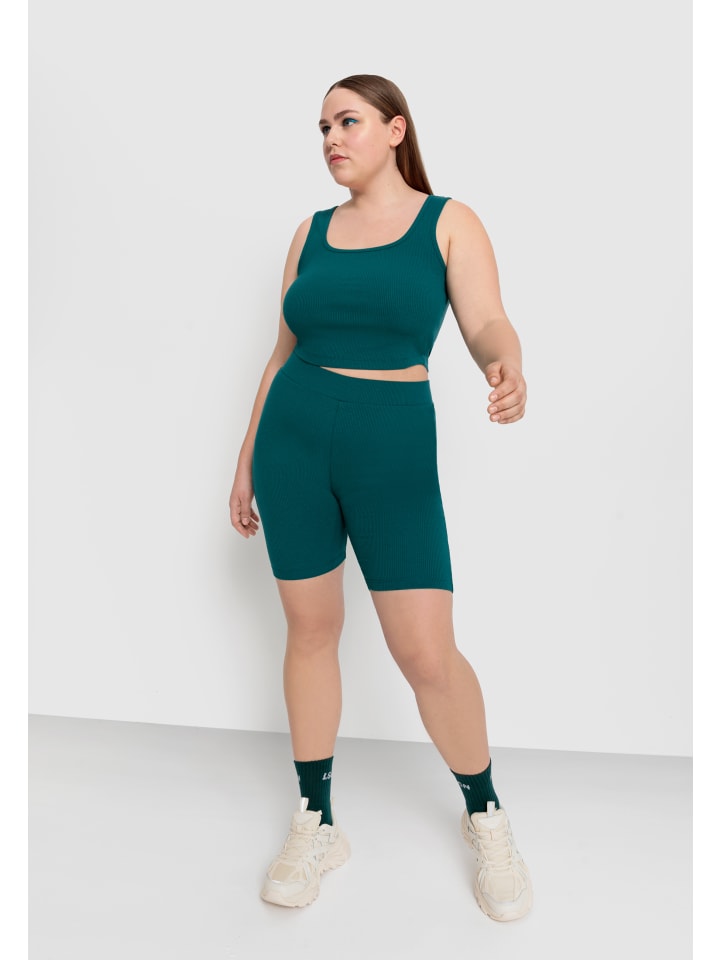 LSCN BY LASCANA Shorty in dunkel blaugrün günstig kaufen