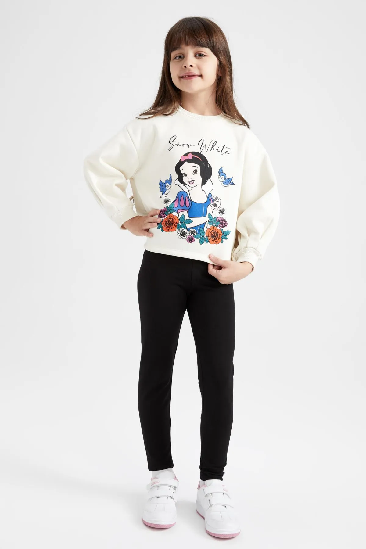 DeFacto  Mädchen-Disney-Prinzessin-Oversize-2-teiliges Set
