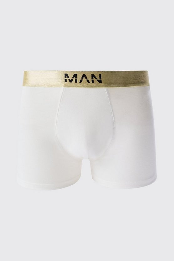 3er-Pack Man-Dash Boxershorts mit goldenem Bund