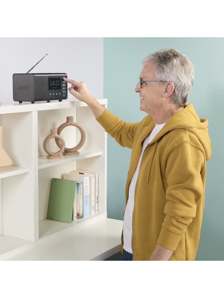 Hama DR1001BT, FM/DAB /Bluetooth® in Schwarz günstig kaufen onesize
