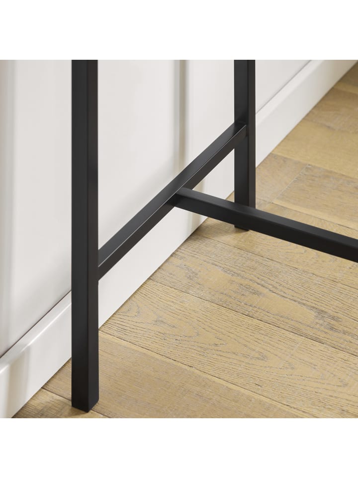 SoBuy Bartisch in Natur und Schwarz - Tisch(B)80 x (H)87 x (T)50cm/Stuhl(B)32 x (H)57 x (T)32cm günstig kaufen onesize