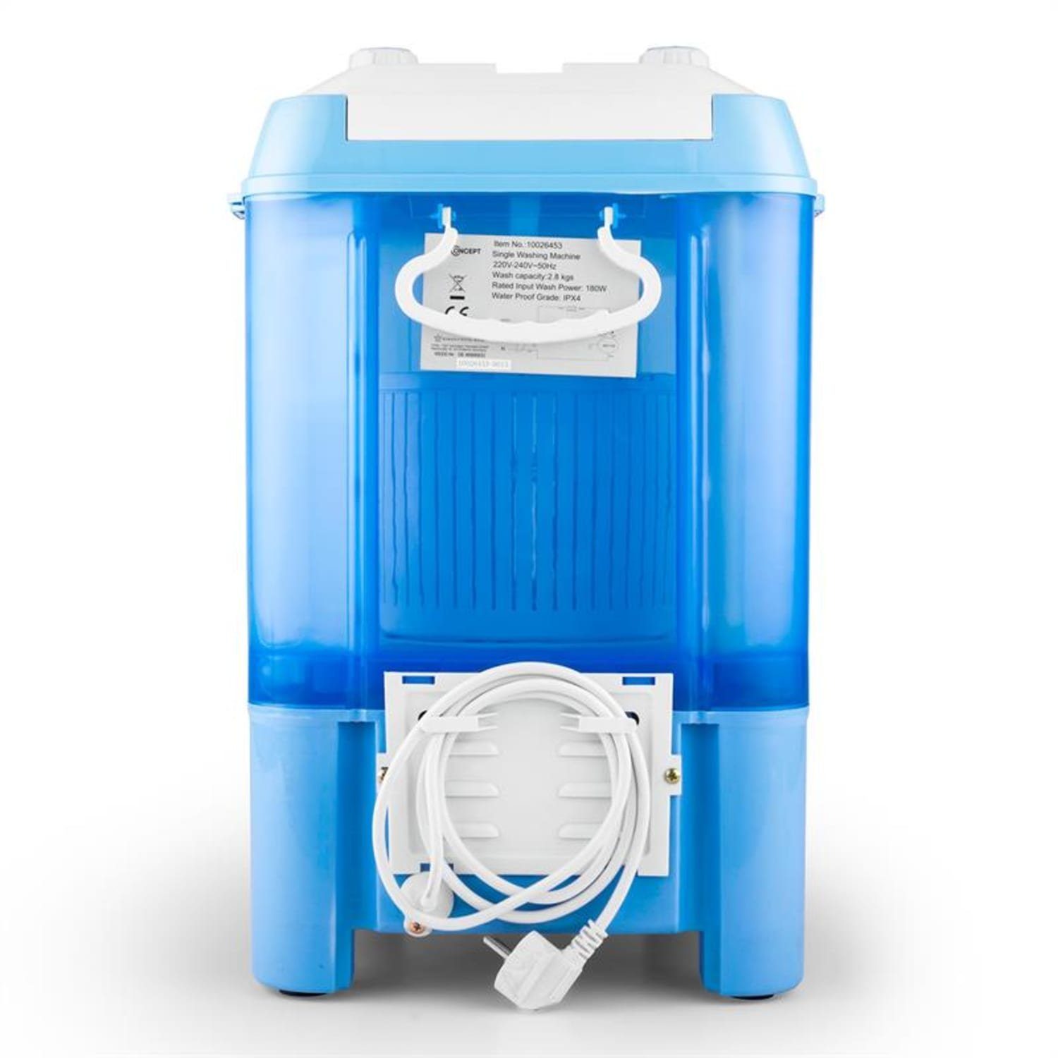 ONECONCEPT Wäscheschleuder SG003 Mini-Waschmaschine Schleuderfunktion 2,8kg 180W IPX4, 2.8 kg