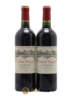Château Calon Ségur 3ème Grand Cru Classé  2005 - Lot de 2 Bouteilles