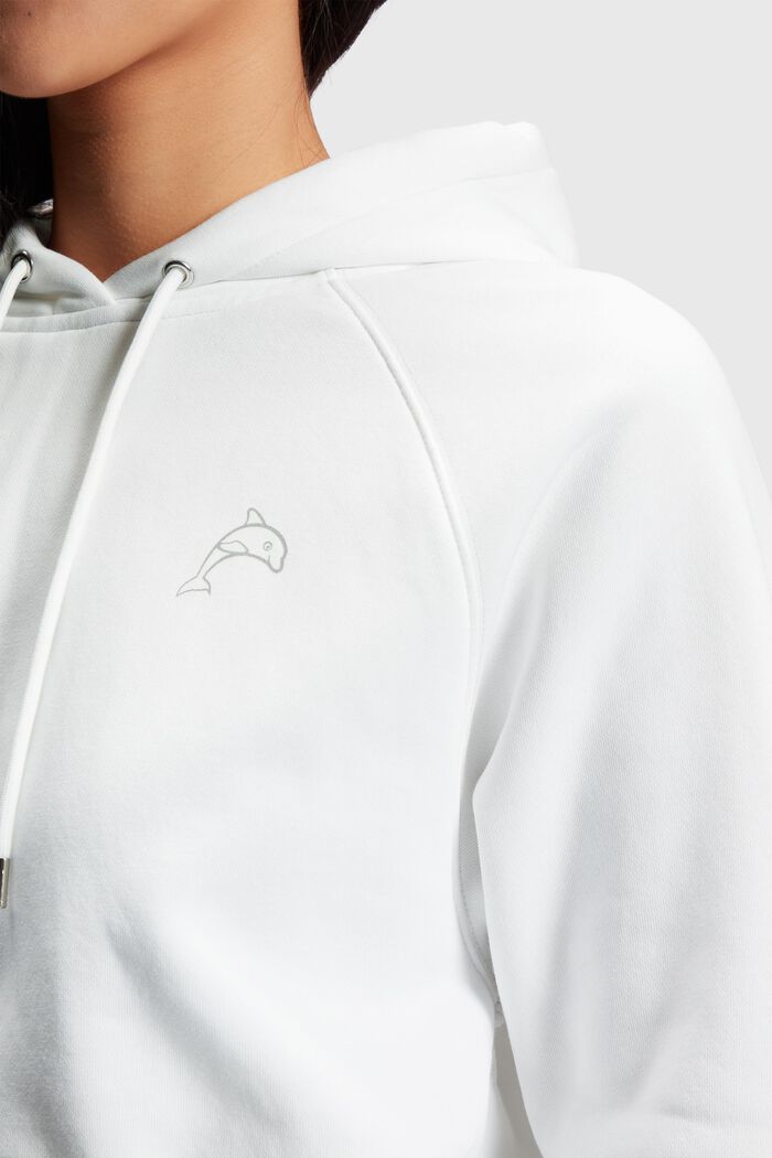Color Dolphin Cropped-Hoodie