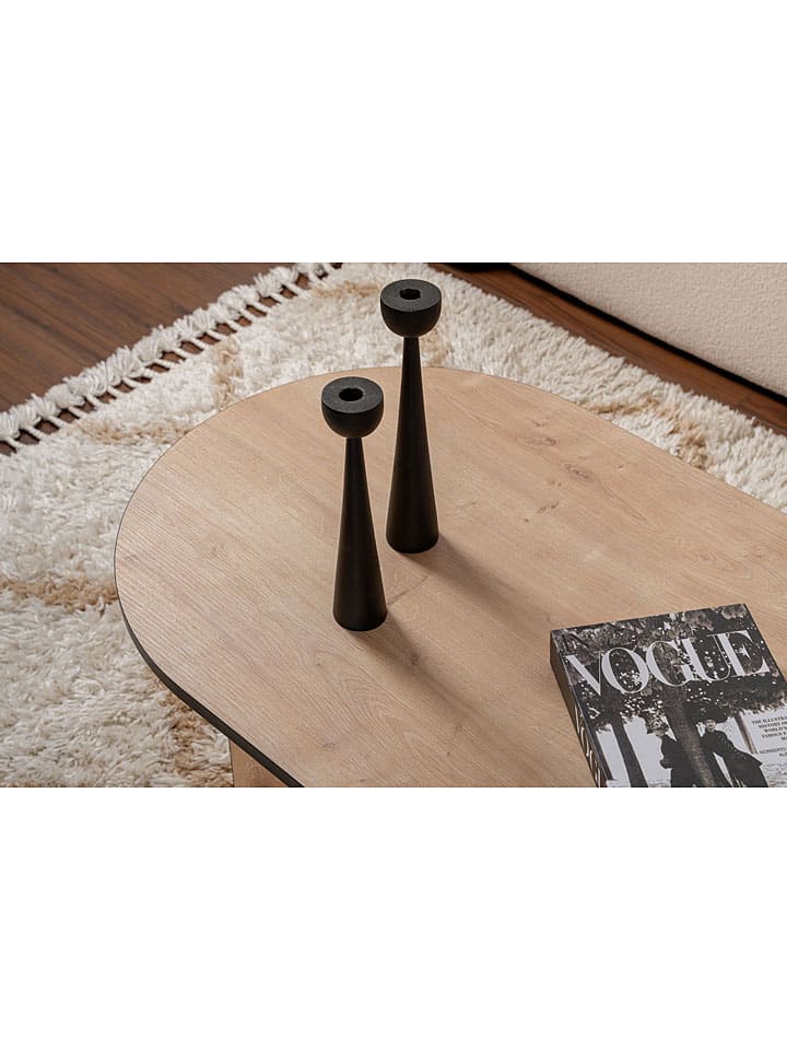 Scandinavia Concept Couchtisch ''Sable'' in Hellbraun/ Schwarz - (B)119 x (H)39,8 x (T)60 cm günstig kaufen onesize