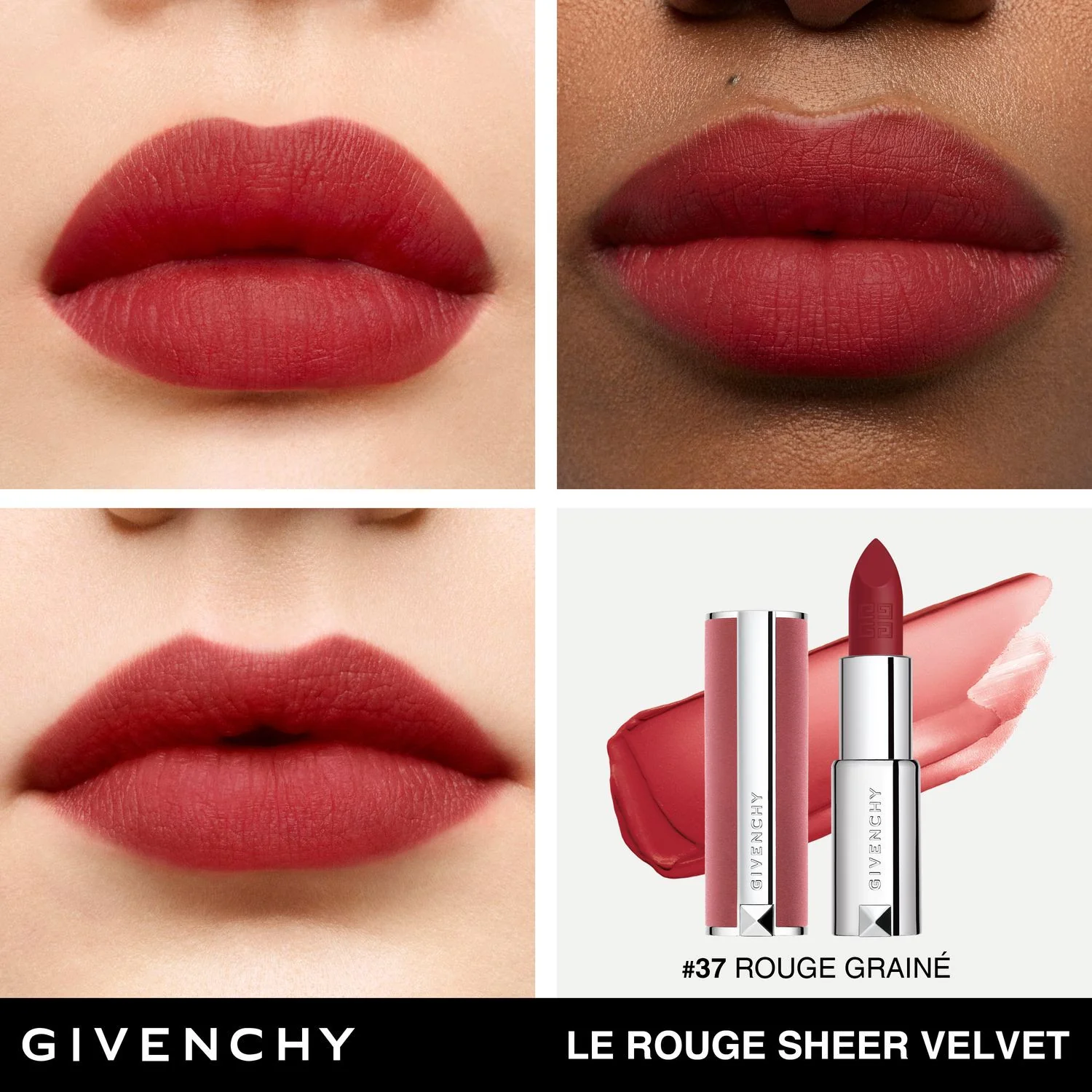 Le Rouge Sheer Velvet Lips - Matte Lipstick, Lipstick