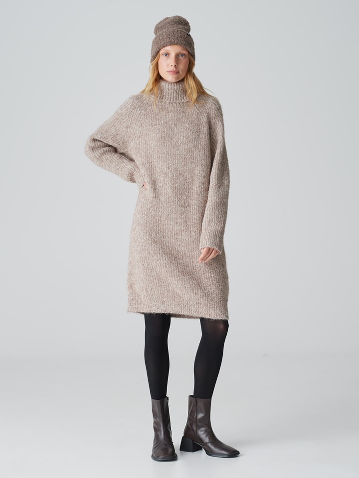 OPUS Strickkleid in Sand günstig kaufen