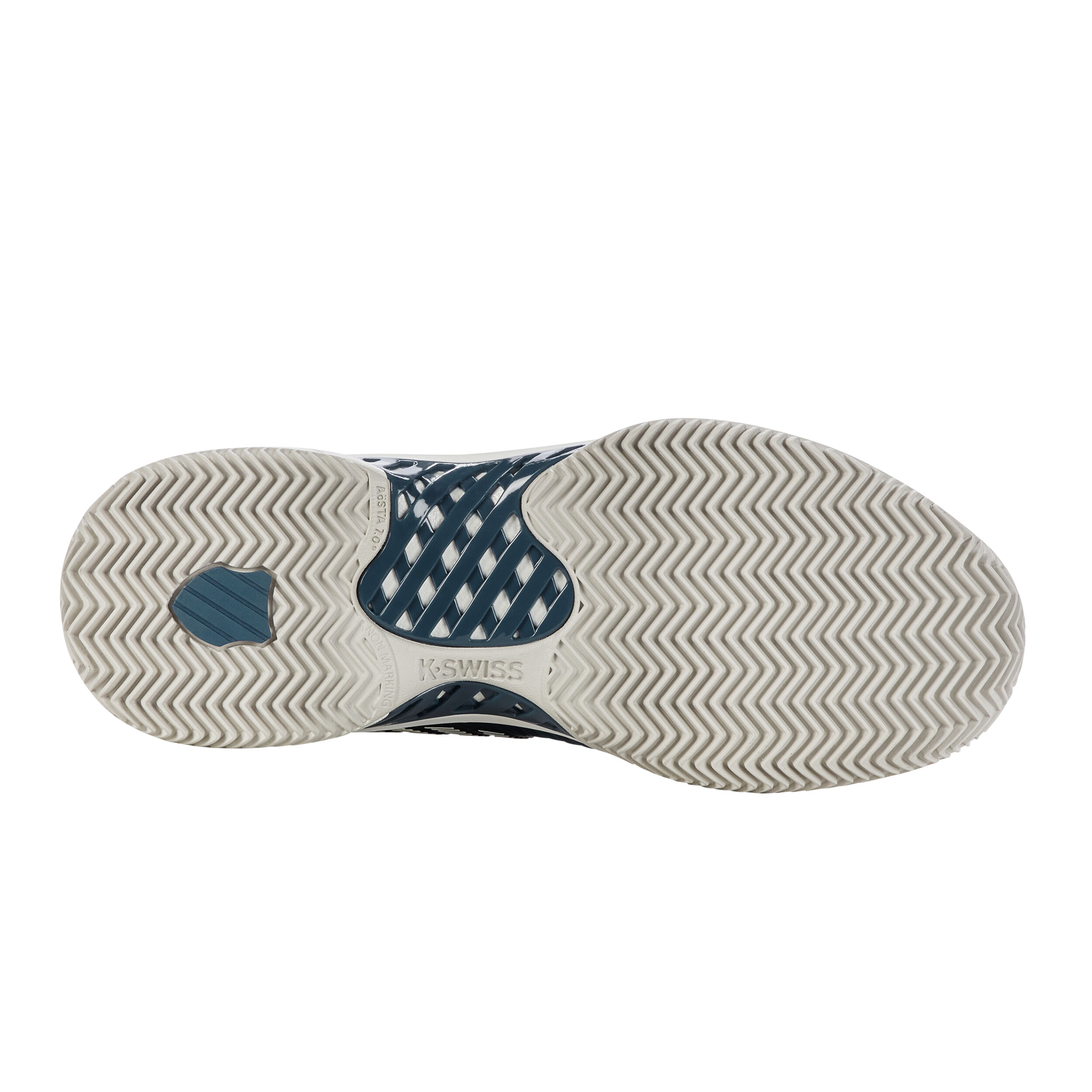 Hypercourt Express 2 Sandplatzschuh Herren - Petrol, Weiß