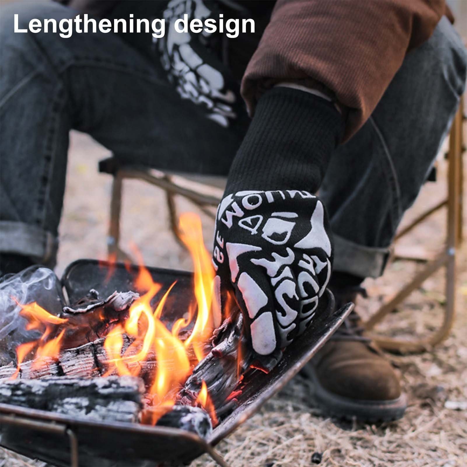 LENBEST Topflappen Topflappen Grillhandschuhe Hitzebeständig bis 800°C