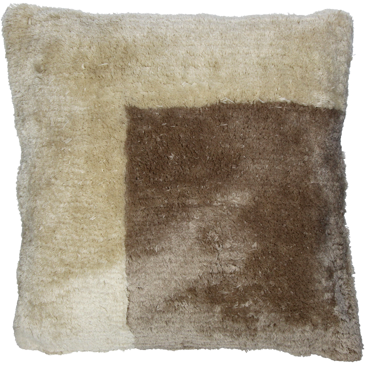 Trendhopper Zierkissen Kubus Elfenbeinfarben 45 x 45 cm