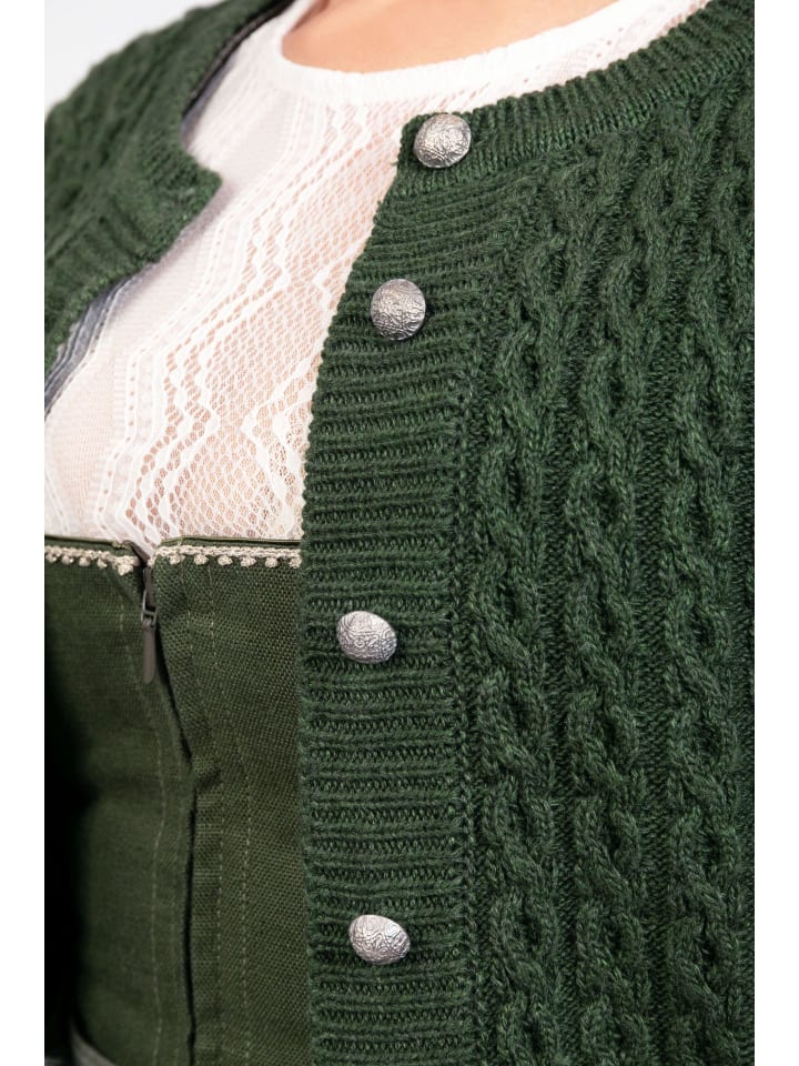 Edelnice Edelnice Strickjacke Marlene moosgrün in grün günstig kaufen 34
