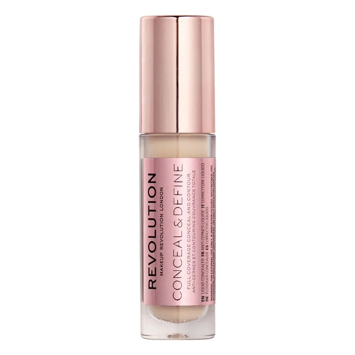 MAKEUP REVOLUTION maskuojamasis ir paryškinantis veido maskuoklis C2.5 4ml