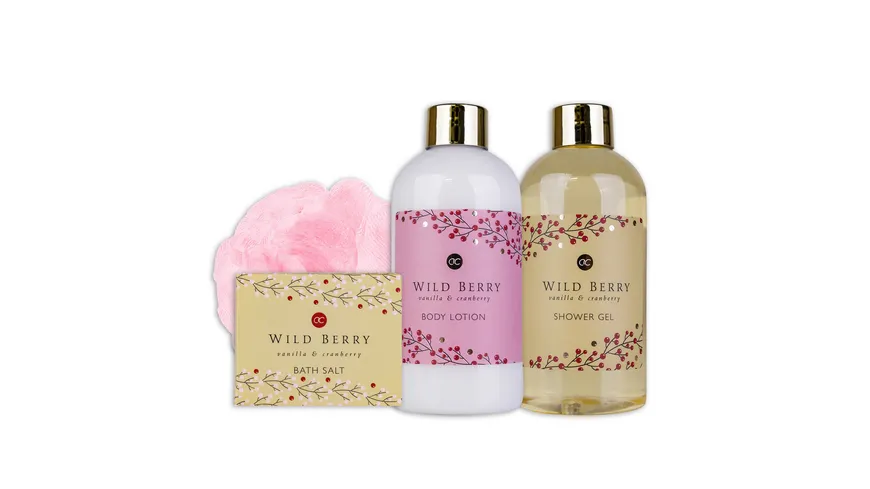 Accentra Badeset Wild Berry Geschenkpackung