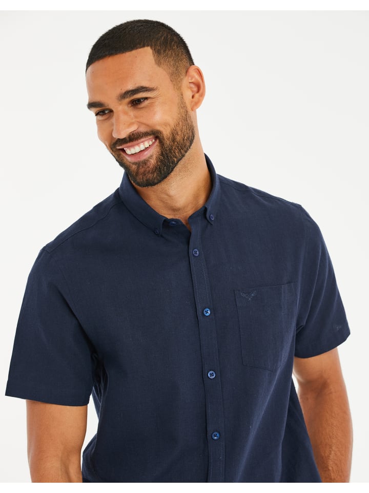 Threadbare Hemd THBDragon in Navy günstig kaufen
