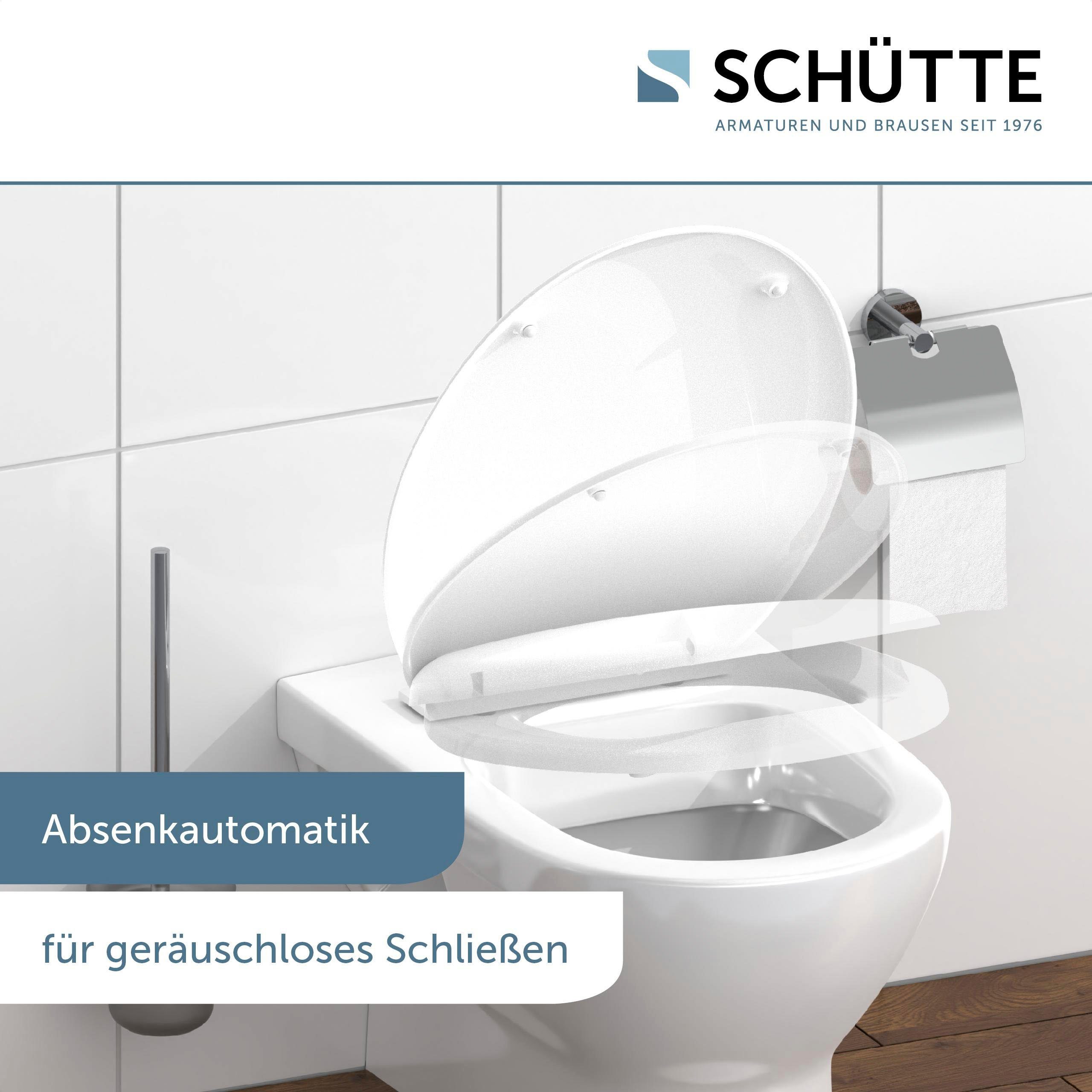 Schütte WC-Sitz UNI, Duroplast, Absenkautomatik