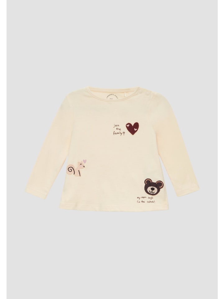 s.Oliver T-Shirt langarm in Beige günstig kaufen